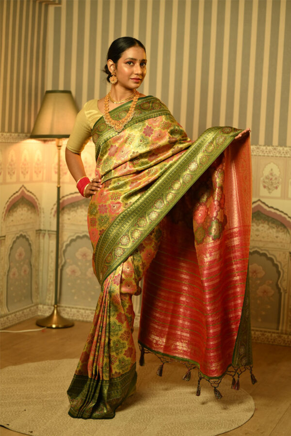 Green Kanjivaram Silk Saree