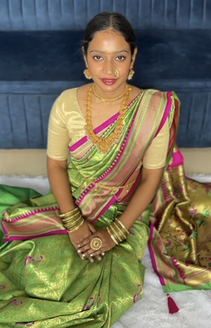 Maratha Wada Designer Saree