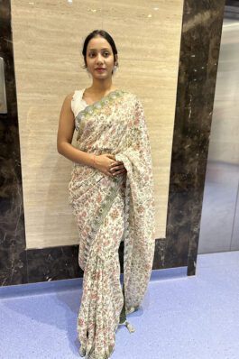 Pure Chiffon Elegant Saree