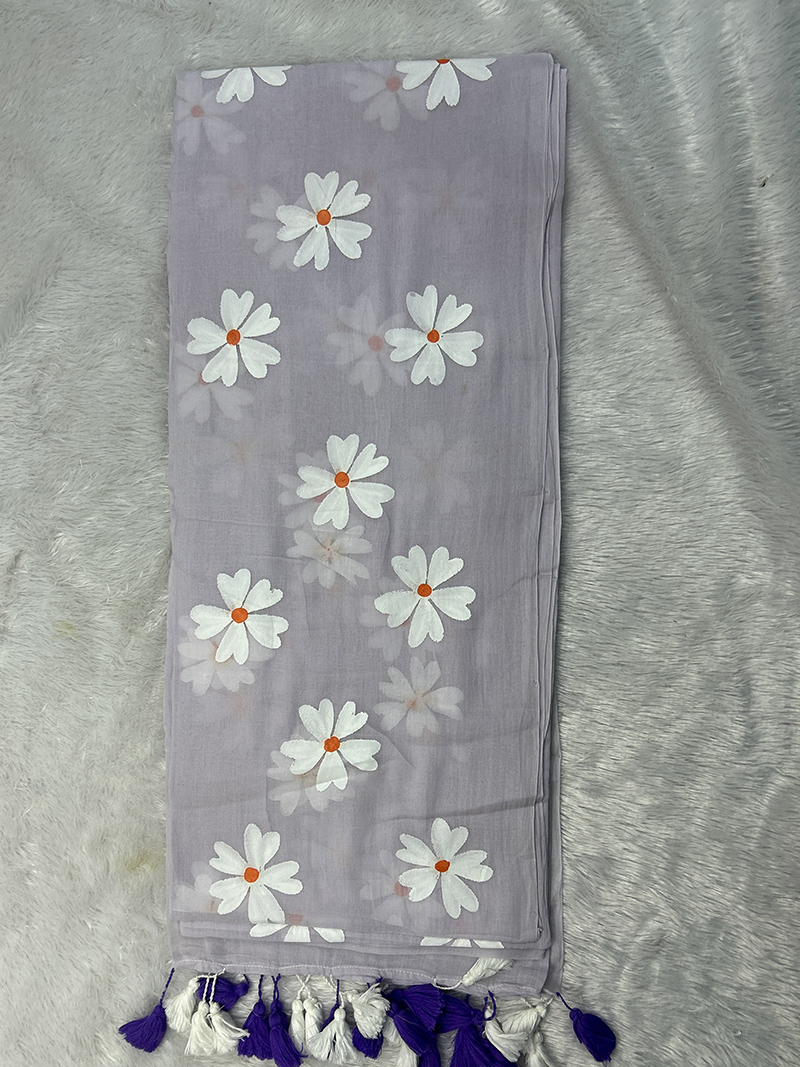 Pure Cotton Hard Saree - Image 5