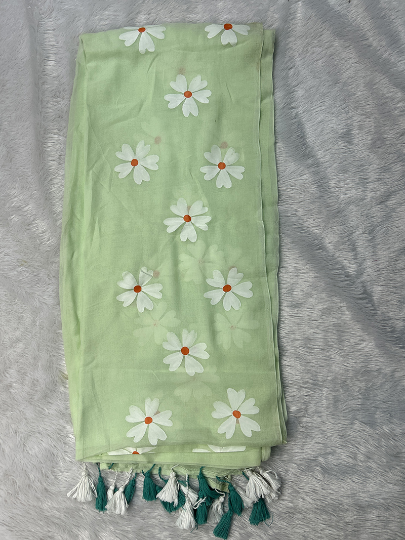 Pure Cotton Hard Saree - Image 6