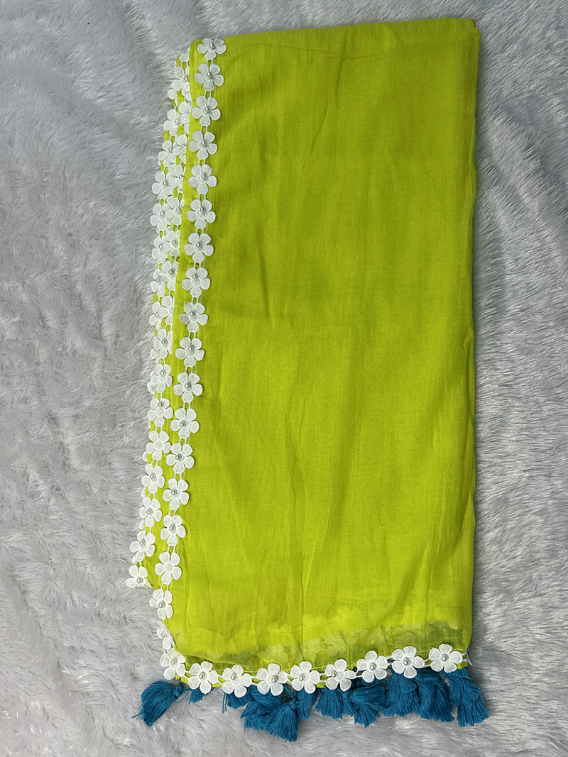 Elegant Pure Cotton Saree - Image 6