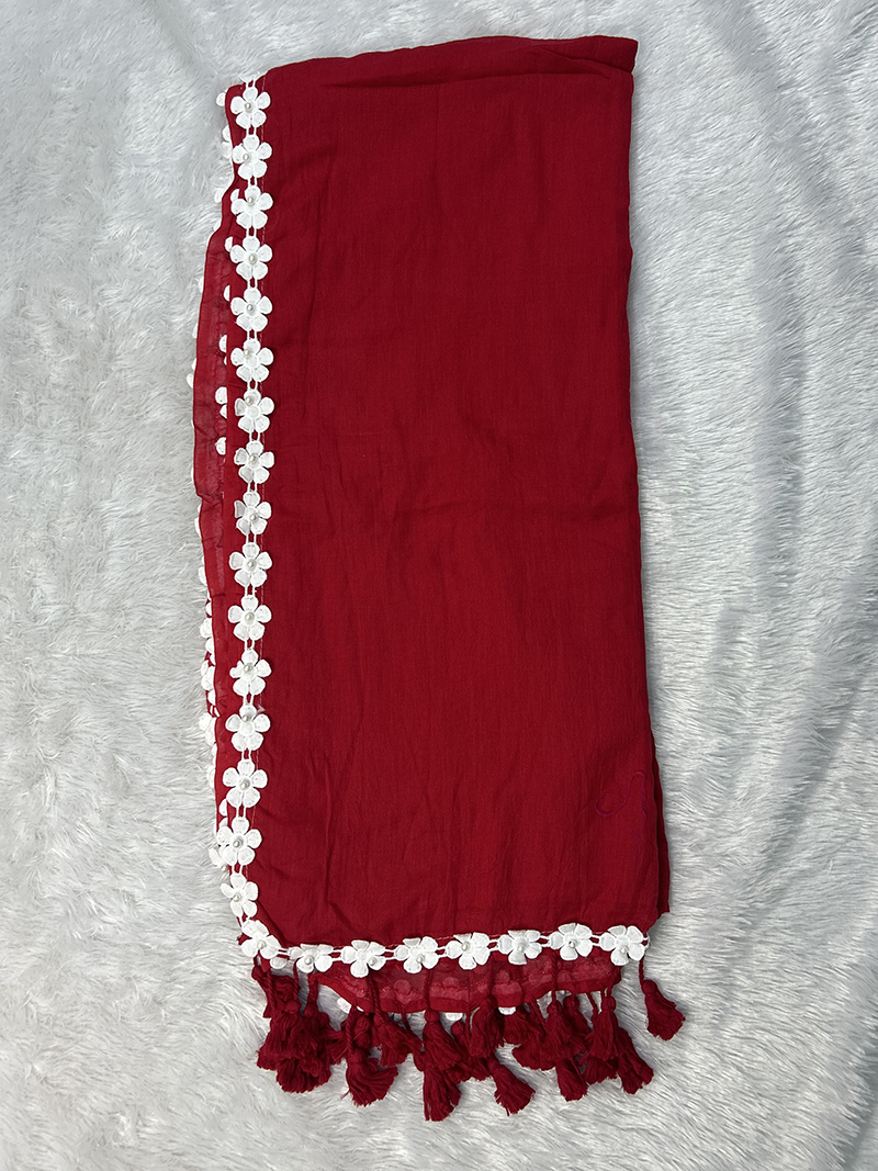 Elegant Pure Cotton Saree - Image 3