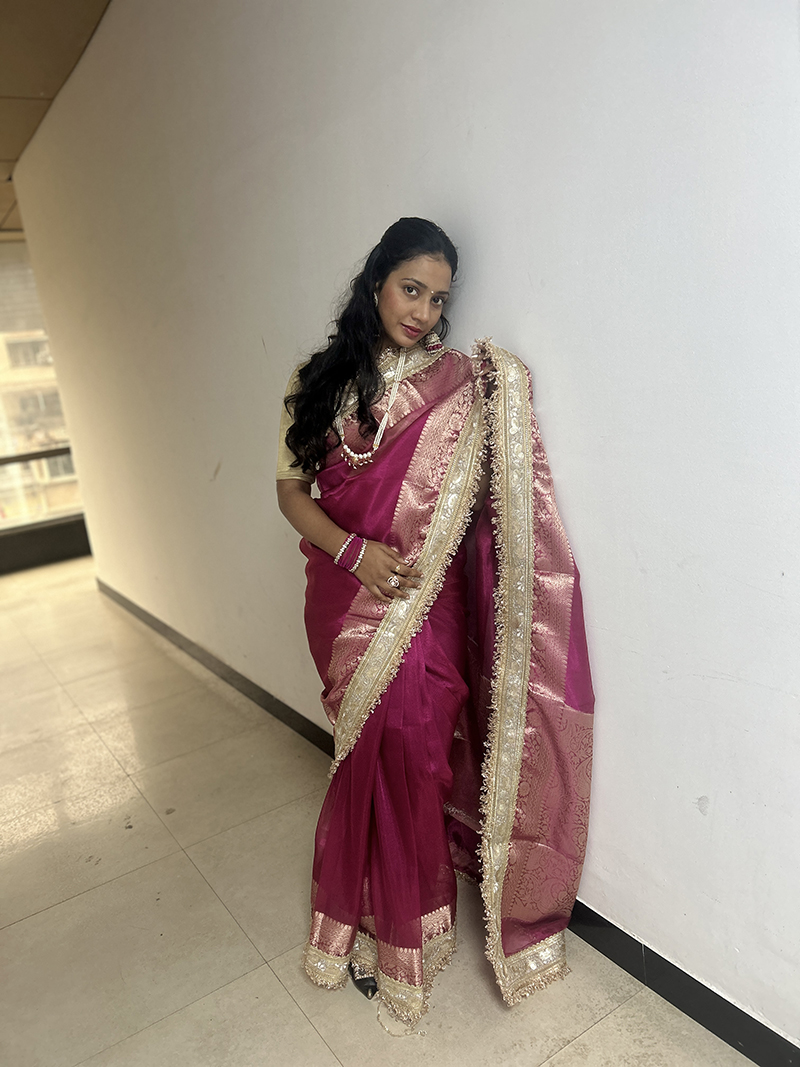 Banarasi Tissue Silk Saree - Image 2