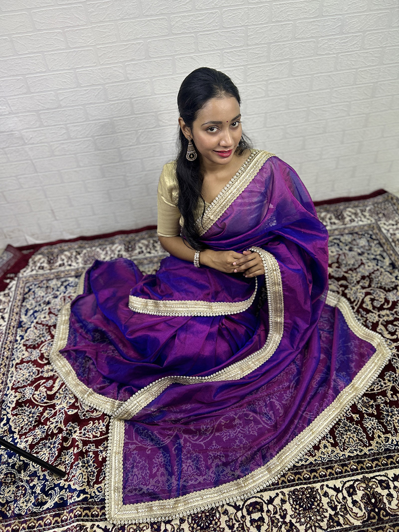 Pure Banarasi Organza Silk Saree