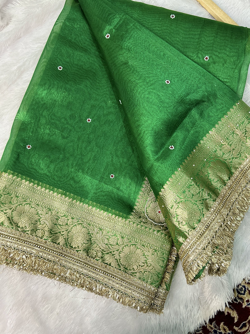 Banarasi Tissue Silk Saree - Image 2