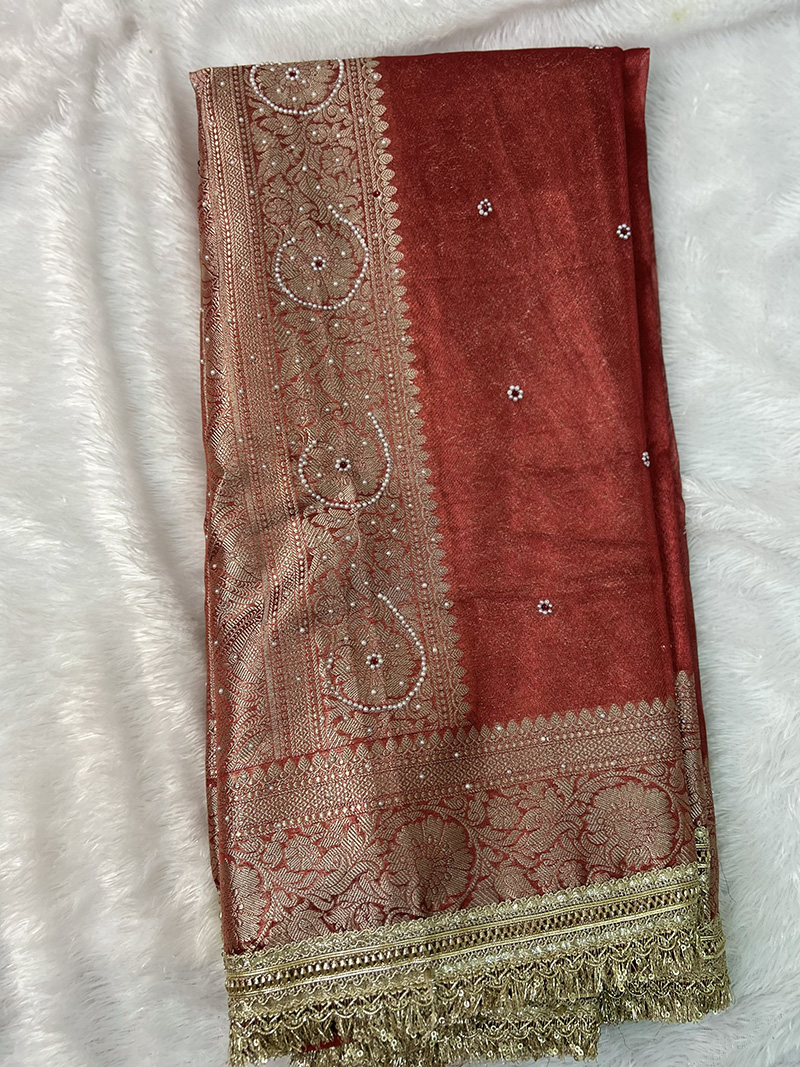 Banarasi Tissue Silk Saree - Image 5