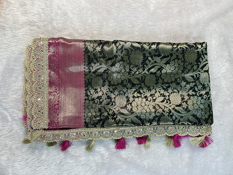 Banarasi Tissue Silk Saree - Image 2